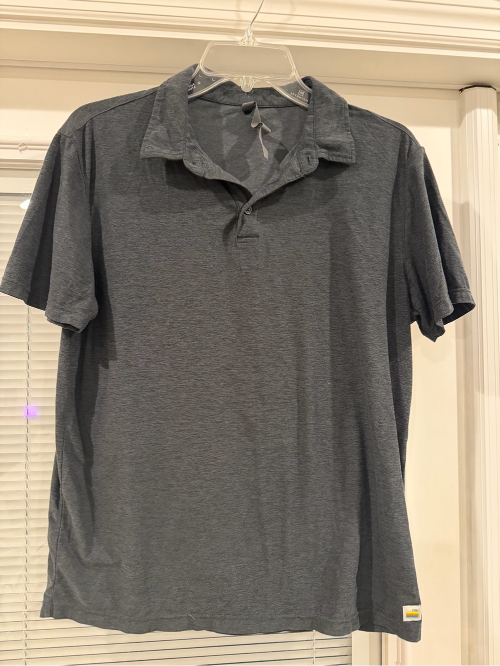 Vuori Men's Polo Shirt - Charcoal